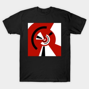 White and black on red IV T-Shirt